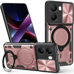 Coque arrière Phonesta CamLock pour Xiaomi Poco X7 Pro - Or rose
