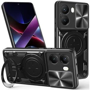 Coque arrière Phonesta CamLock pour Xiaomi Poco X7 Pro - Noir