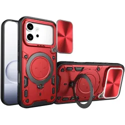 Coque arrière Phonesta CamLock pour HONOR 600/600 Pro - Rouge