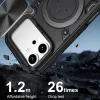 Coque arrière Phonesta CamLock pour HONOR 600/600 Pro - Noir 6