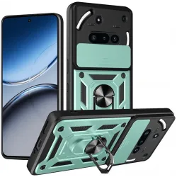 Coque arrière Phonesta CamShield pour Nothing Phone (3a) - Vert