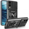 Coque arrière Phonesta CamShield pour Samsung Galaxy S25 Edge - Noir