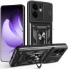 Coque arrière Phonesta CamShield pour Oppo Reno13 F 4G/5G / Reno13 FS 5G - Noir