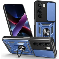 Coque arrière Phonesta CamShield pour Realme 14x / C75 - Bleu