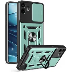 Coque arrière Phonesta CamShield pour Nothing CMF Phone 1 - Vert