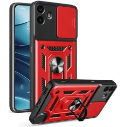 Coque arrière Phonesta CamShield pour Nothing CMF Phone 1 - Rouge