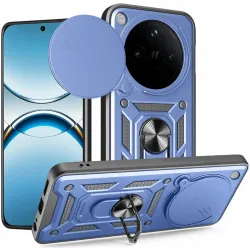 Coque arrière Phonesta CamShield pour Oppo Find X8 Pro - Bleu