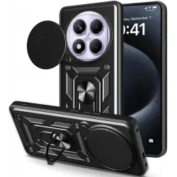 Coque arrière Phonesta CamShield pour Xiaomi Redmi Note 14 Pro 4G - Noir