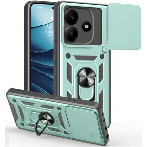 Coque arrière Phonesta CamShield pour Xiaomi Redmi Note 14 5G - Vert