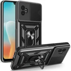 Coque arrière Phonesta CamShield pour Samsung Galaxy Xcover 7 Pro - Noir