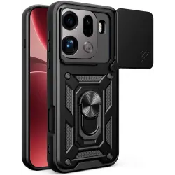 Coque arrière Phonesta CamShield pour Oppo Find X9 Pro - Noir