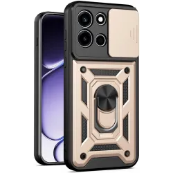 Coque arrière Phonesta CamShield pour OnePlus Nord 6 - Or