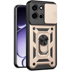 Coque arrière Phonesta CamShield pour OnePlus Nord 6 - Or