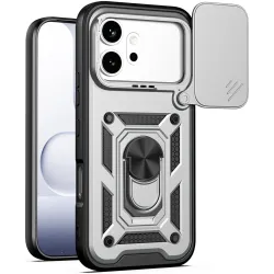 Coque arrière Phonesta CamShield pour HONOR 600/600 Pro - Argent