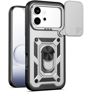 Coque arrière Phonesta CamShield pour HONOR 600/600 Pro - Argent