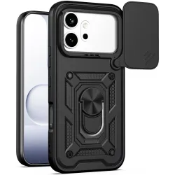 Coque arrière Phonesta CamShield pour HONOR 600/600 Pro - Noir