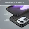 Coque arrière en silicone Phonesta Carbon pour Oppo Reno13 - Noir 6