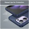 Coque arrière en silicone Phonesta Carbon pour Oppo Reno13 F 4G/5G / Reno13 FS 5G - Bleu 6