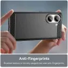 Coque arrière en silicone Phonesta Carbon pour Xiaomi Poco X7 Pro - Noir 5