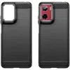 Coque arrière en silicone Phonesta Carbon pour Motorola Moto G05 / Moto E15 - Noir 2
