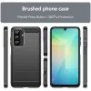 Coque arrière en silicone Phonesta Carbon pour Samsung Galaxy A26 - Noir 2