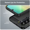 Coque arrière en silicone Phonesta Carbon pour Samsung Galaxy A26 - Noir 6