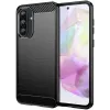 Coque arrière en silicone Phonesta Carbon pour Samsung Galaxy A36/A56 - Noir 0