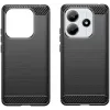 Coque arrière en silicone Phonesta Carbon pour Xiaomi Redmi Note 14 5G - Noir 2