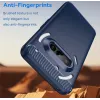 Coque arrière en silicone Phonesta Carbon pour Nothing Phone (3a) - Bleu 3