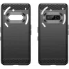 Coque arrière en silicone Phonesta Carbon pour Nothing Phone (3a) - Noir 2