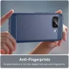 Coque arrière en silicone Phonesta Carbon pour Google Pixel 9a - Bleu 5