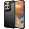 Coque arrière en silicone Phonesta Carbon pour Motorola Edge 60 Neo/Edge 50 Neo / ThinkPhone 25 - Noir