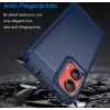Coque arrière en silicone Phonesta Carbon pour Motorola Moto G35 - Bleu 2