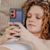Coque arrière en silicone Phonesta Carbon pour Motorola Moto G35 - Bleu 6