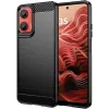 Coque arrière en silicone Phonesta Carbon pour Motorola Moto G35 - Noir 0