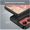 Coque arrière en silicone Phonesta Carbon pour Motorola Moto G35 - Noir 5