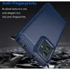 Coque arrière en silicone Phonesta Carbon pour Motorola Moto G55 - Bleu 2