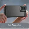 Coque arrière en silicone Phonesta Carbon pour Motorola Moto G55 - Noir 4