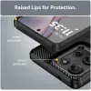 Coque arrière en silicone Phonesta Carbon pour Motorola Moto G75 - Noir 6