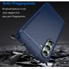 Coque arrière en silicone Phonesta Carbon pour Samsung Galaxy S24 FE - Bleu 3