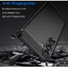 Coque arrière en silicone Phonesta Carbon pour Samsung Galaxy S25 Plus/S24 Plus - Noir 3