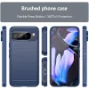 Coque arrière en silicone Phonesta Carbon pour Google Pixel 10 Pro XL - Bleu 1