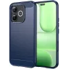 Coque arrière en silicone Phonesta Carbon pour HONOR 600 Lite - Bleu 0