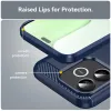 Coque arrière en silicone Phonesta Carbon pour HONOR 600 Lite - Bleu 5
