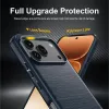 Coque arrière en silicone Phonesta Carbon pour HONOR 600/600 Pro - Bleu 2