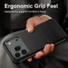 Coque arrière en silicone Phonesta Carbon pour HONOR 600/600 Pro - Noir 1