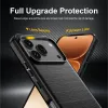Coque arrière en silicone Phonesta Carbon pour HONOR 600/600 Pro - Noir 2