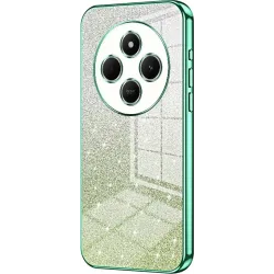 Coque arrière en silicone Phonesta Crystal Sparkle pour Xiaomi Redmi 14C / Xiaomi Poco C75 - Vert