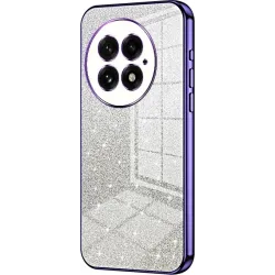 Coque arrière en silicone Phonesta Crystal Sparkle pour OnePlus 13 - Violet