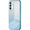 Coque arrière en silicone Phonesta Crystal Sparkle pour Samsung Galaxy A16 - Bleu